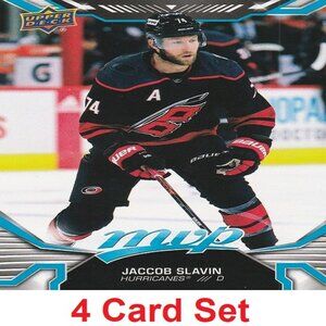 Jaccob Slavin Hockey Card Collection